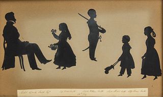 August Edouart - Silhouette of French Royal Family