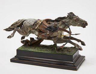 Franz Bergmann "The Cheyenne" Bronze Geschutzt