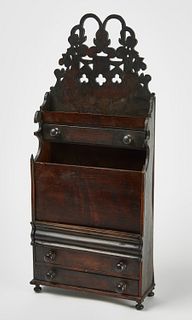 Carved Lady's Desk Box