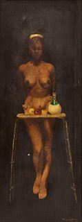 Interesting Painting of a Nude Woman