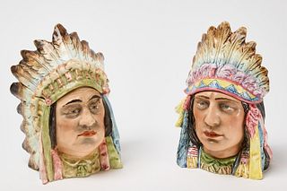 Two German Ceramic Humidors