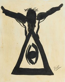 Salvador Dali - Crucifix with Eye