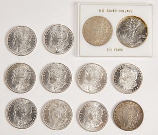 Lot of Silver Dollars