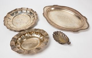 Four Sterling Silver Serving Dishes