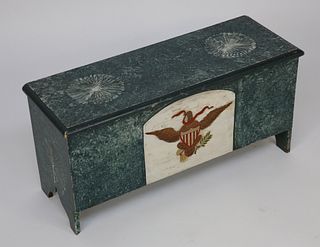 Miniature Blanket Box with Interior Till