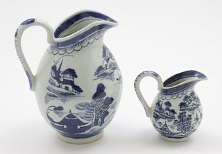 Two Canton Creamers, 19th Century