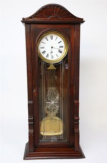 Stanislaus Fournier Wall Clock, New Orleans, Louisiana, circa 1870
