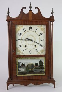 Eli Terry & Sons Pillar and Scroll Mantel Clock, 19th Century