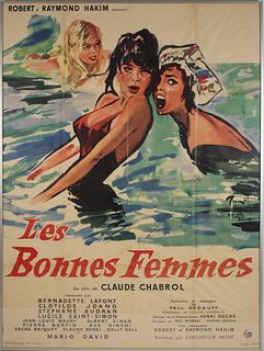 Original French Movie Poster "Les Bonnes Femmes" by Robert Raymond Hakim