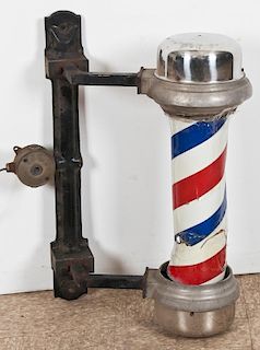 Vintage Marvy Electric Wall Barber Pole