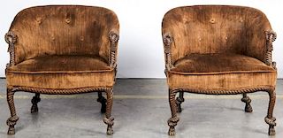 Continental Rope Accent Tub Chairs
