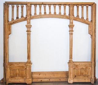 Architectural Scrubbed Pine Archway