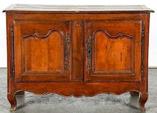Antique French Provincial Fruitwood Buffet