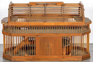 Vintage Chinese Bird Peddlers Cage