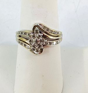 Vermeil Ring With Diamonds