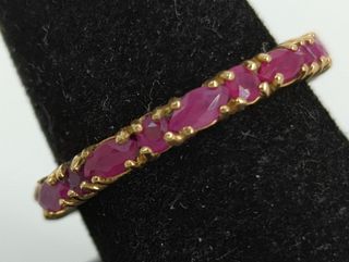 10kt Yellow Gold Ruby Ring