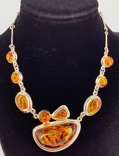 Amber / Copal Statement Necklace