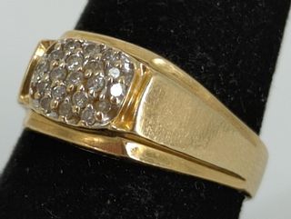 Vintage Gold and Diamond Ring