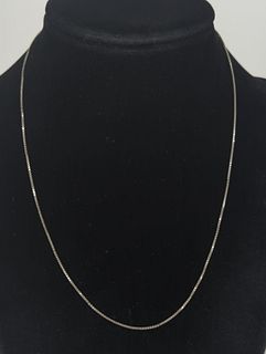 14kt White Gold Chain Necklace