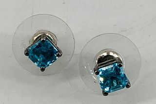 Sterling & Apatite Stone Earrings