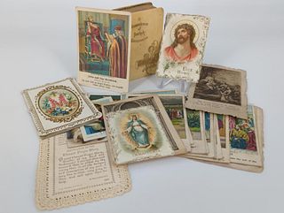 Celluloid Holy Communion Book & Vintage Ephemera