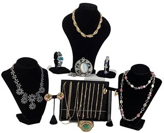 Box Lot Of Fashion Jewelry & Accessories