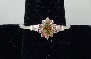 Sterling Ring with Gemstones