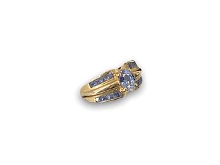 14kt Yellow Gold & Gemstone Ring