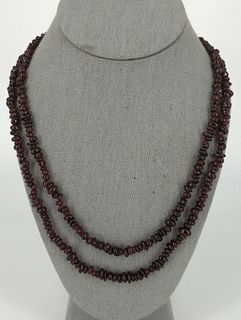 Rhodolite Garnet Strand Necklaces