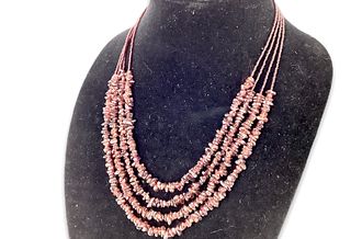 Garnet Multi-Strand Necklace
