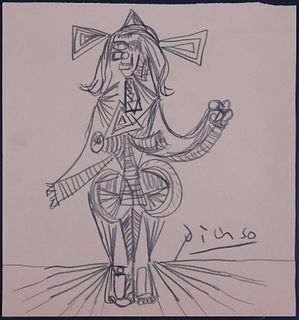 Pablo Picasso, Manner of:  Femme Abstraite
