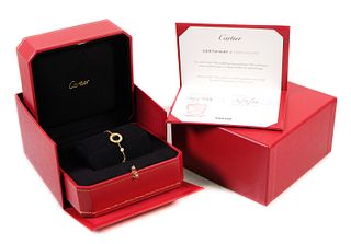 Cartier Platinum 18k YG & Diamond Love Bracelet