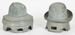 Vintage Industrial Hat Molds