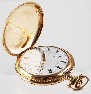 Antique ELGIN 14K "Father Time" Pocket Watch