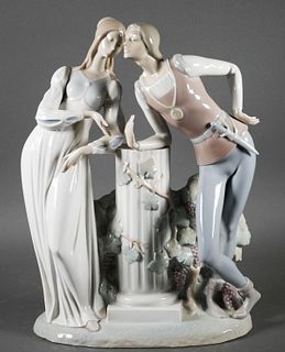 Retired Lladro Romeo and Juliet Sculpture