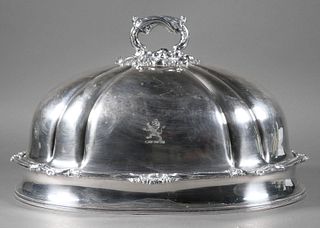 Silver Plated Cloche Dome Serving Cover