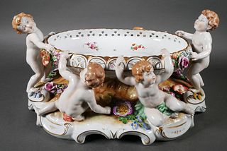 Von Schierholz Porcelain Oval Centerpiece