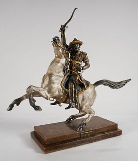 Cosaque du Tsar Russie Bronze Statue Cossack