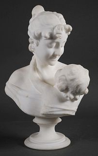 FERDINANDO VICHI Marble Mother & Child