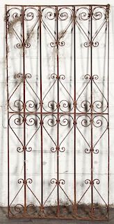 Architectural Wrought Iron Panel