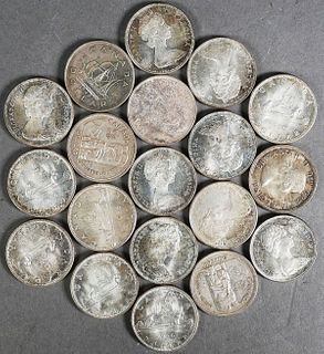 Lot of Canadian Silver Dollars $1