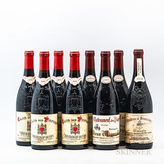 Mixed Chateauneuf du Pape, 8 bottles
