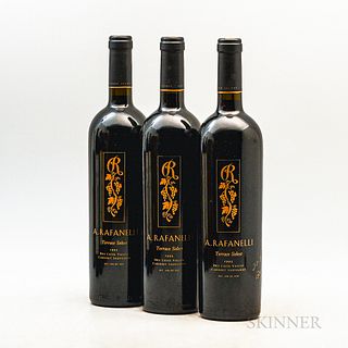 Rafanelli Cabernet Sauvignon Terrace Select 1995, 3 bottles