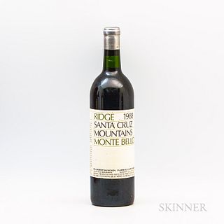 Ridge Montebello 1988, 1 bottle