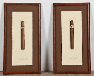 Two Cuban Cigar Engravings