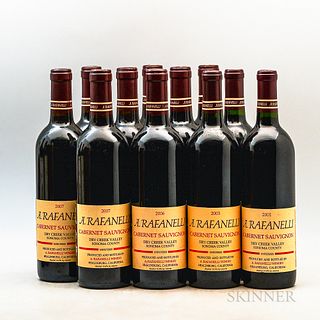 Mixed Rafanelli Cabernet Sauvignon, 11 bottles