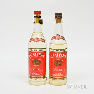 Old St Croix Fine Virgin Islands Rum, 2 4/5 quart bottles