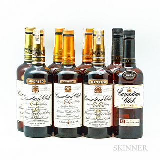 Mixed Canadian Club, 8 bottles