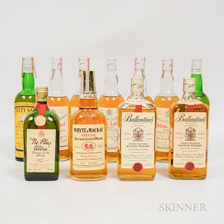 Mixed Scotch, 1960s-1970s, 11 bottles