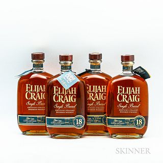 Elijah Craig 18 Years Old, 4 750ml bottle